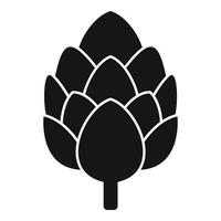 Agriculture artichoke icon simple vector. Food plant vector