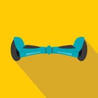 Gyroscooter icon, flat style vector