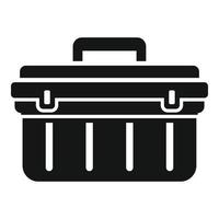 Car tool box icon simple vector. Auto garage vector