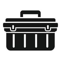 Car tool box icon simple vector. Auto garage vector