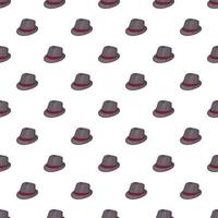 Hat pattern, cartoon style vector