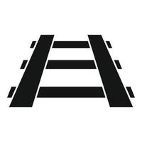 Travel railway icon simple vector. Window subway vector