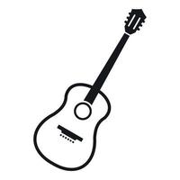 icono de charango, estilo simple vector