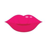 icono de beso de moda vector aislado plano