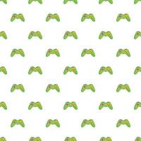 Game controller pattern, cartoon style vector