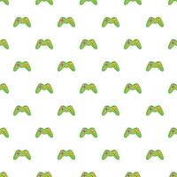 Game controller pattern, cartoon style vector