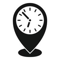 Work hour location icon simple vector. Flexible people vector