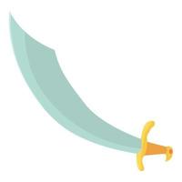 Dagger icon, cartoon style vector