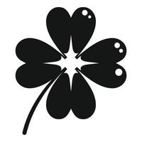 March clover icon simple vector. Ireland day vector