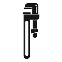 Sewerage key icon simple vector. Pipe sewer vector