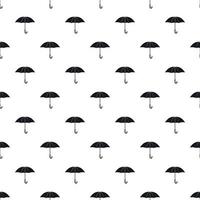 Umbrella pattern, simple style vector