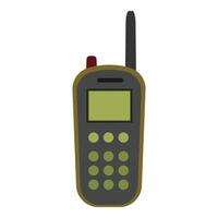 Hunter walkie talkie icon cartoon vector. Hunting equipment vector