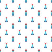 Computer video game joystick pattern cartoon style vector