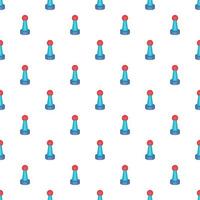 Computer video game joystick pattern cartoon style vector