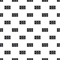 Road for cyclists pattern, simple style vector