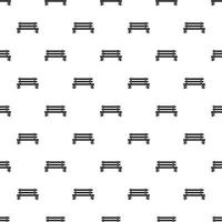 Wooden bench pattern, simple style vector
