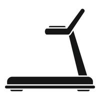 Treadmill icon simple vector. Diet food vector