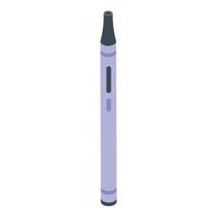 Coil pen icon isometric vector. Electronic vape vector