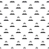 Man valet pattern, simple style vector