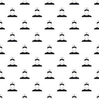 Man valet pattern, simple style vector