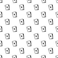 Ace of diamonds pattern, simple style vector