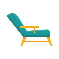 Hypnotherapy armchair icon flat isolated vector