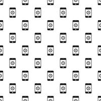 Online purchase in smartphone pattern vector