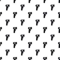 Barcode scanner pattern, simple style vector