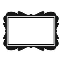 Photo frame icon simple vector. Frame picture vector