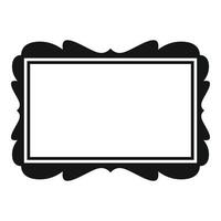 Photo frame icon simple vector. Frame picture vector