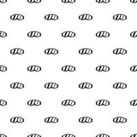 Skiing mask pattern, simple style vector
