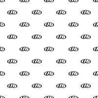 Skiing mask pattern, simple style vector