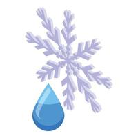 Antifreeze temperature icon isometric vector. Service engine vector