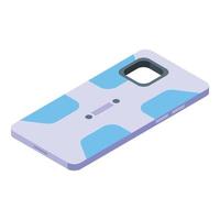 Modern case icon isometric vector. Smartphone cover vector