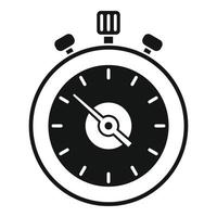 iniciar icono de cronómetro vector simple. reloj temporizador