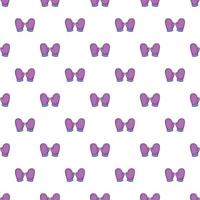 Pair of mittens pattern, cartoon style vector