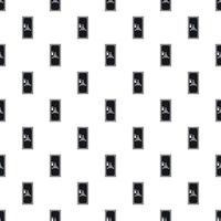 Safe door pattern, simple style vector