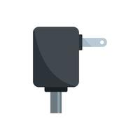 Smartphone power adapter icon flat isolated vector