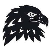 icono de águila, estilo simple vector