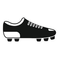 icono de arranque en ejecución vector simple. zapato de fútbol