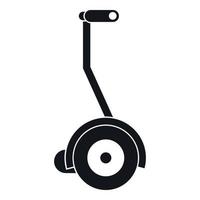 icono de scooter eléctrico autoequilibrado vector