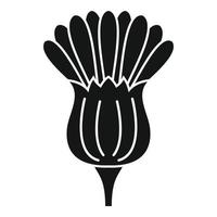 Highland thistle icon simple vector. Flower plant vector