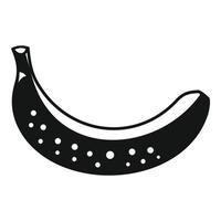 Gmo banana icon simple vector. Agriculture food vector