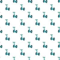 Segway pattern, cartoon style vector