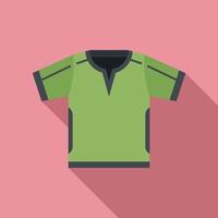 Referee clothes icon flat vector. Penalty card vector