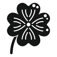 Happy clover icon simple vector. Irish luck vector