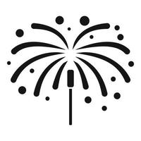 New year firework icon simple vector. Carnival event vector