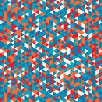 Abstract pattern of geometric shapes vector