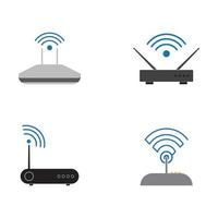 Wi-fi router icon vector