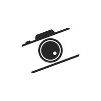 ilustración de icono de vector de plantilla de logotipo de fotografía de cámara